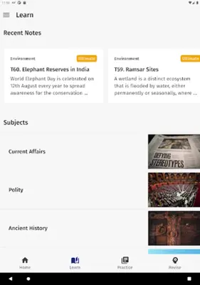 UPSC IAS Exam Preparation App android App screenshot 1